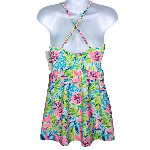 Stella Parker Swim Dress Swimsuit Size S Multicolor Tummy Toner NEW NWT msrp $98 - Picture 2 of 12